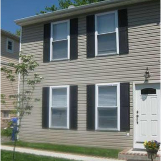 A pale-colored rental home in Wakefield St. Arlington, Virginia