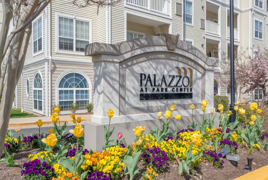 Palazzo at Park Center Condominiums sign